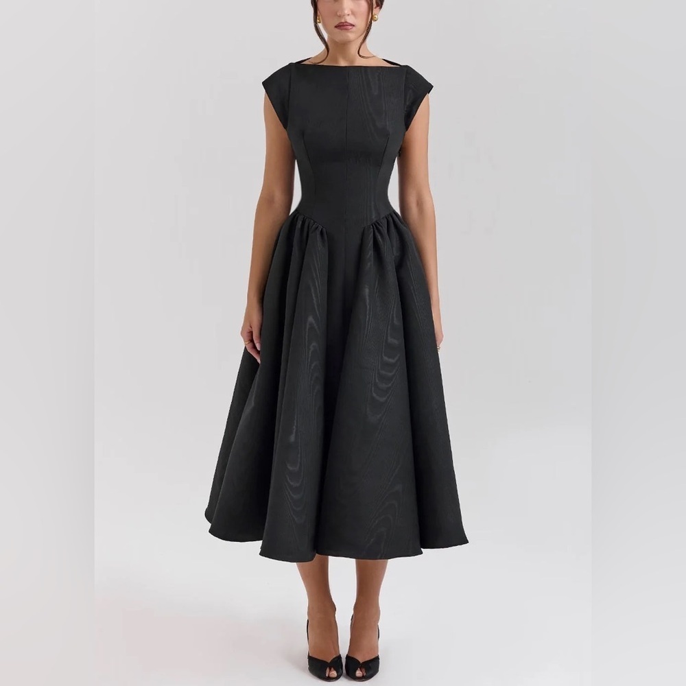 Freyar Black Evening Dress